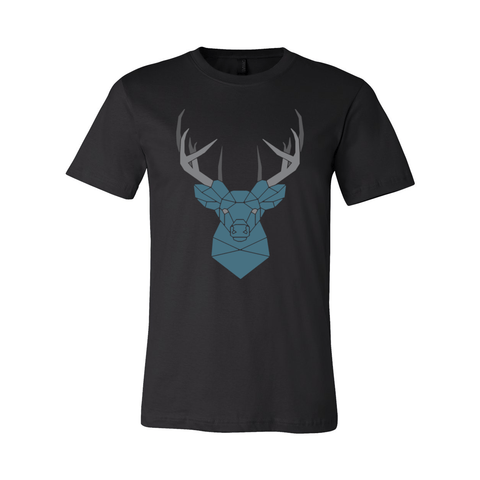 Geometric Deer - Unisex Jersey T - Wears The Mountain