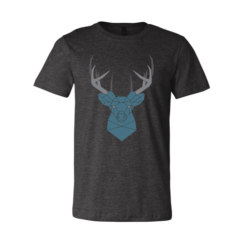 Geometric Deer - Unisex Jersey T - Wears The Mountain