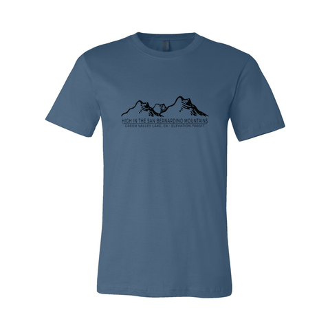 Green Valley Mtn Range/Elevation - Unisex Jersey T - Wears The Mountain
