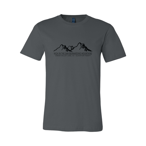 Green Valley Mtn Range/Elevation - Unisex Jersey T - Wears The Mountain