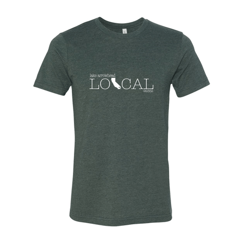Lake Arrowhead Local w/ Zip - Unisex Jersey T - Wears The Mountain