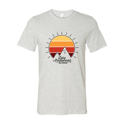 Lake Arrowhead Mountain Sunset - Unisex Jersey T - Wears The Mountain