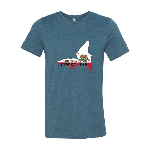 Lake Gregory/Crestline Lake Flag - Unisex Jersey T - Wears The Mountain
