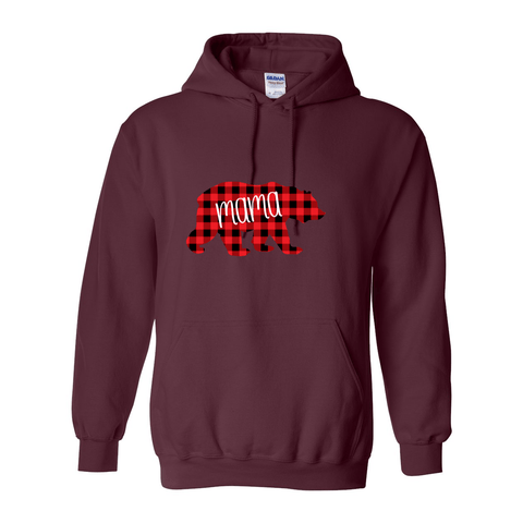 Mama Bear - Hooded Sweatshirt - Wears The Mountain