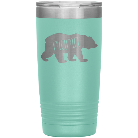 Mama Bear - Tumbler (20oz) - Wears The Mountain