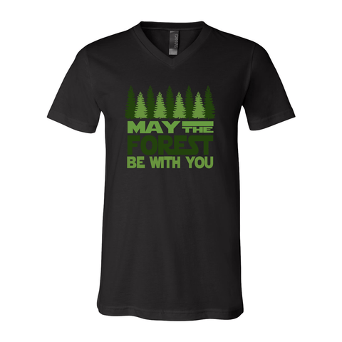 May the Forest be with You - Men's Jersey V Tee (Warehouse) - Wears The MountainT-ShirtsWears The Mountain
