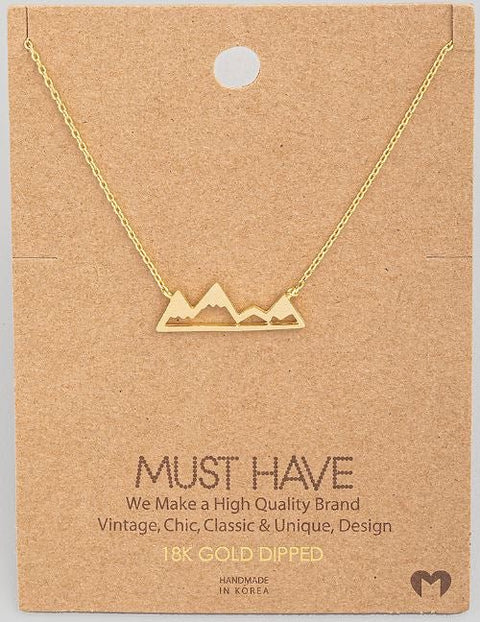 Mountain (4 Peak) - Necklace - Wears The MountainJewelryWears The Mountain