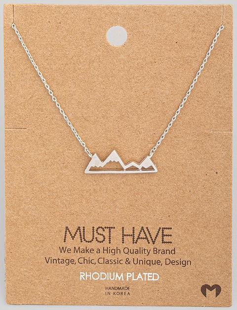 Mountain (4 Peak) - Necklace - Wears The MountainJewelryWears The Mountain