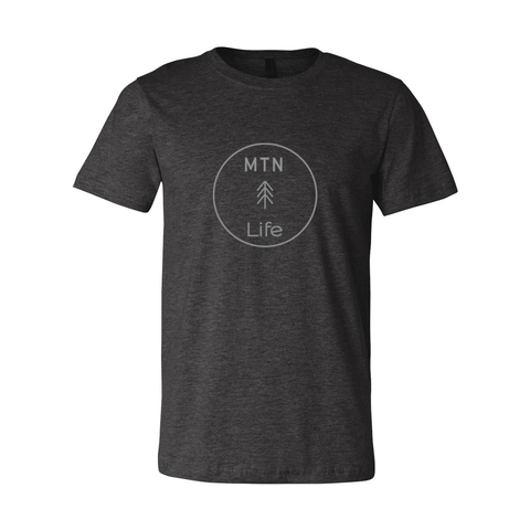 Mountain Life: Simple Tree - Unisex Jersey T - Wears The Mountain