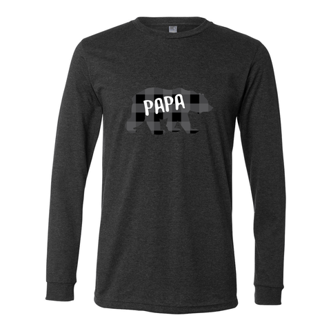 Papa Bear - Long Sleeve Jersey T - Wears The Mountain