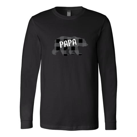 Papa Bear - Long Sleeve Jersey T - Wears The Mountain