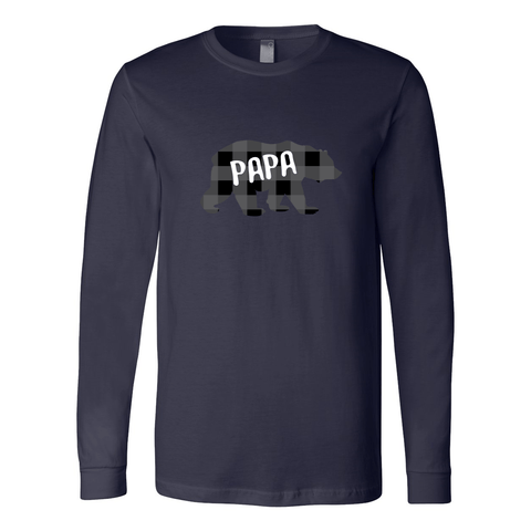 Papa Bear - Long Sleeve Jersey T - Wears The Mountain