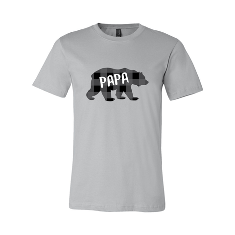 Papa Bear - Unisex Jersey T - Wears The Mountain