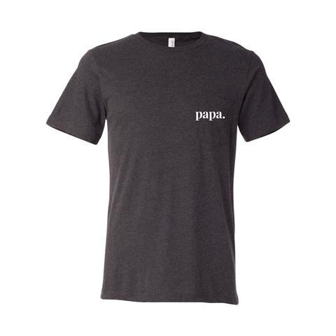papa. - Jersey Pocket T - Wears The MountainT-ShirtsPrint Melon Inc.