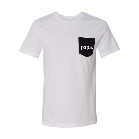 papa. - Jersey Pocket T - Wears The MountainT-ShirtsPrint Melon Inc.