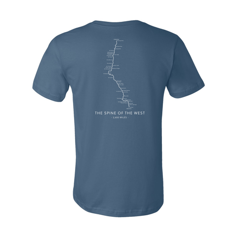 PCT: Spine of the West - Unisex Jersey T (Warehouse) - Wears The MountainT-ShirtsWears The Mountain
