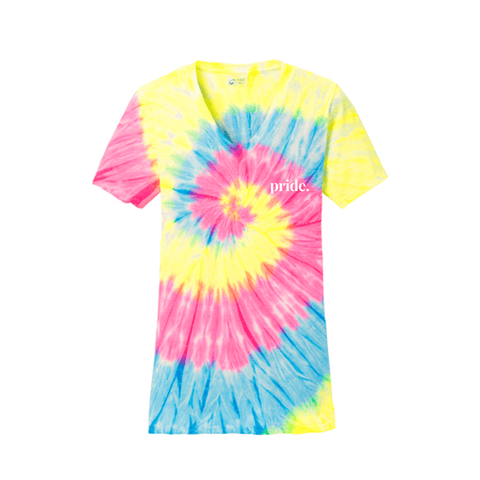 pride. - Women's V-neck Tee - Wears The MountainTie DyePrint Melon Inc.