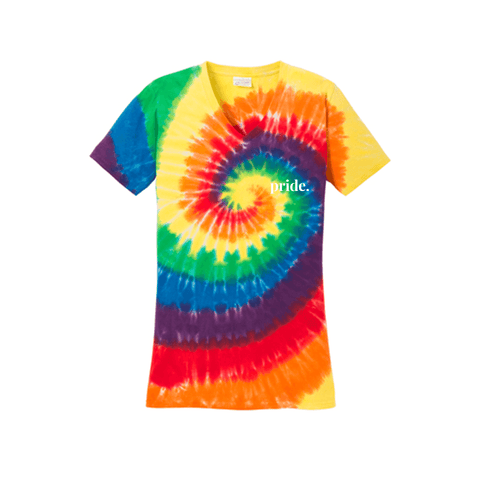 pride. - Women's V-neck Tee - Wears The MountainTie DyePrint Melon Inc.