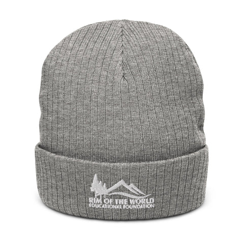 Rim Ed Foundation - Premium Ribbed Knit Beanie - Wears The MountainWears The Mountain