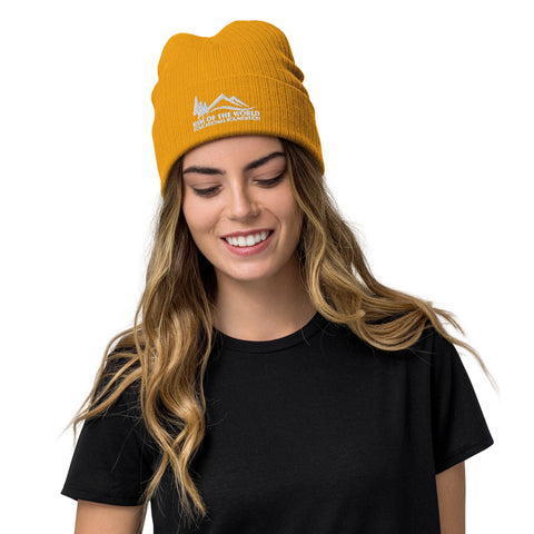 Rim Ed Foundation - Premium Ribbed Knit Beanie - Wears The MountainWears The Mountain