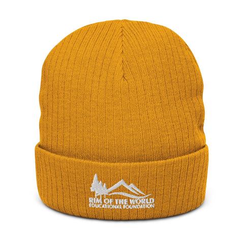 Rim Ed Foundation - Premium Ribbed Knit Beanie - Wears The MountainWears The Mountain
