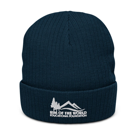 Rim Ed Foundation - Premium Ribbed Knit Beanie - Wears The MountainWears The Mountain