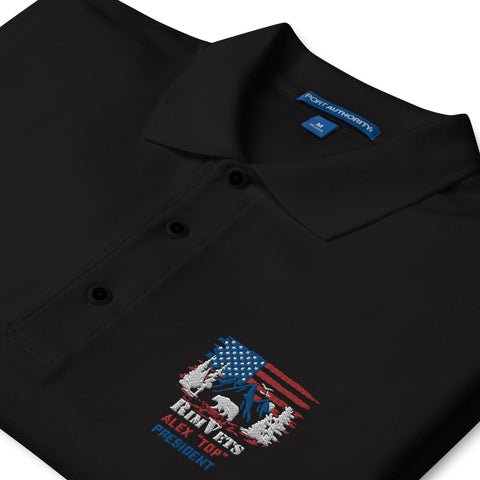 Rim Vets: Alex - Embroidered Dry Fit Polo - Wears The MountainWears The Mountain