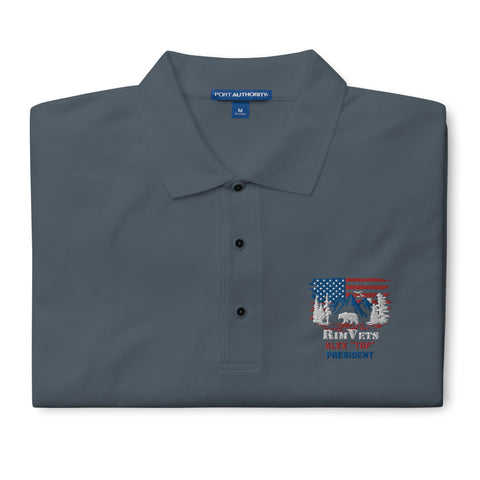 Rim Vets: Alex - Embroidered Dry Fit Polo - Wears The MountainWears The Mountain