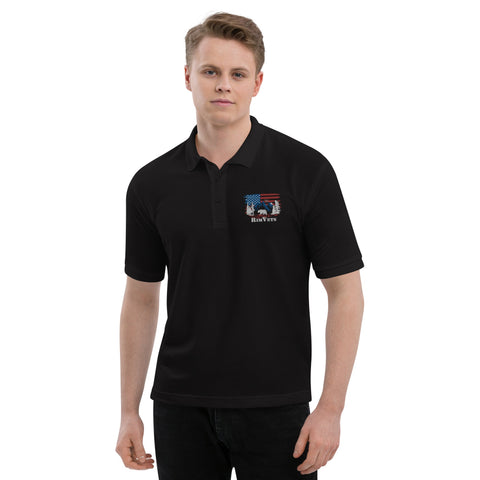 Rim Vets - Embroidered Dry Fit Polo (With Customization) - Wears The MountainWears The Mountain