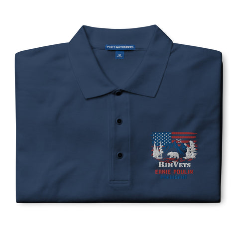 Rim Vets: Ernie - Embroidered Dry Fit Polo - Wears The MountainWears The Mountain