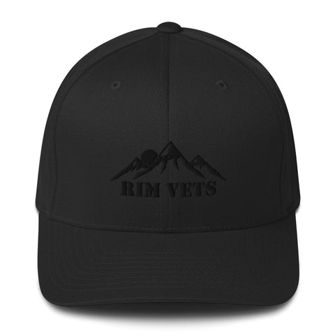 Rim Vets: Mountains - FlexFit Hat - Wears The MountainWears The Mountain