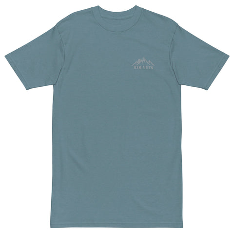 Rim Vets: Mountains - Premium Embroidered Heavyweight T - Wears The MountainWears The Mountain