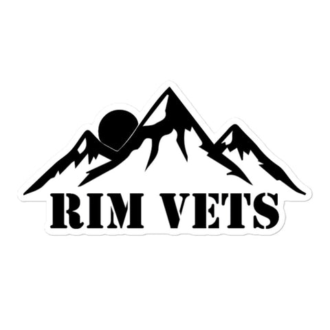 Rim Vets: Mountains - Sticker - Wears The MountainWears The Mountain