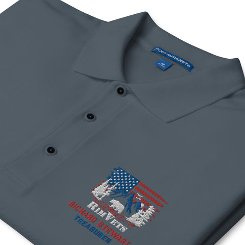 Rim Vets: Richard - Embroidered Dry Fit Polo - Wears The MountainWears The Mountain