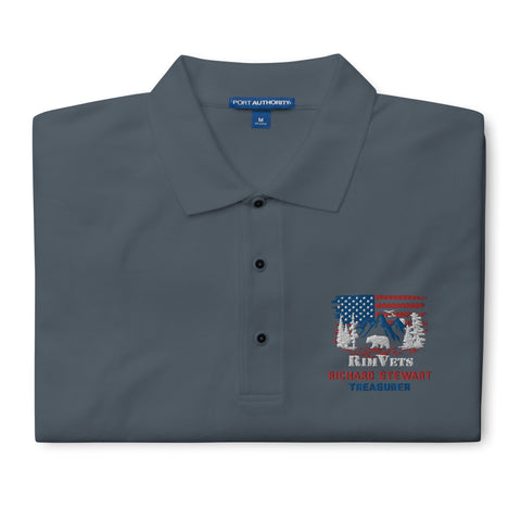 Rim Vets: Richard - Embroidered Dry Fit Polo - Wears The MountainWears The Mountain