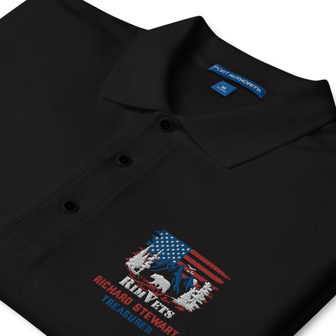 Rim Vets: Richard - Embroidered Dry Fit Polo - Wears The MountainWears The Mountain