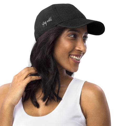 Stay Wild - Denim Hat - Wears The MountainWears The Mountain