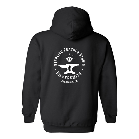 Sterling Feather Studio - Hooded Sweatshirt - Wears The MountainSweaters/HoodiesPrint Melon Inc.