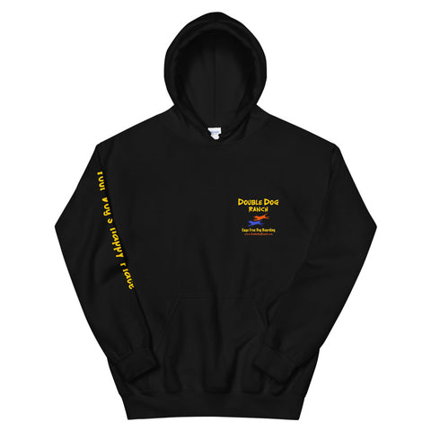 Double Dog Ranch - Heavybleand Hooded Sweatshirt (with sleeve print) -  - Wears The Mountain