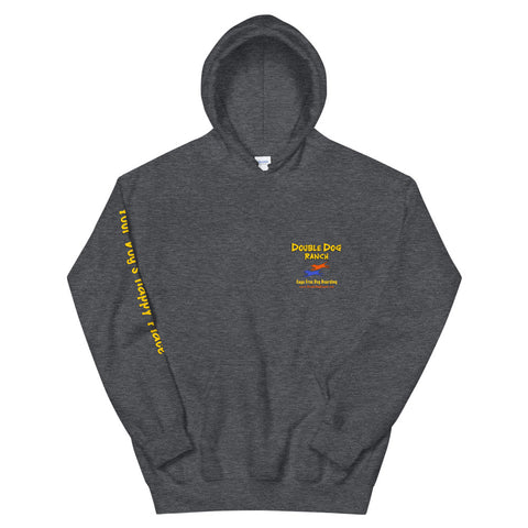 Double Dog Ranch - Heavybleand Hooded Sweatshirt (with sleeve print) -  - Wears The Mountain