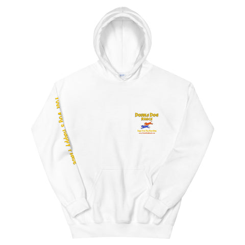 Double Dog Ranch - Heavybleand Hooded Sweatshirt (with sleeve print) -  - Wears The Mountain