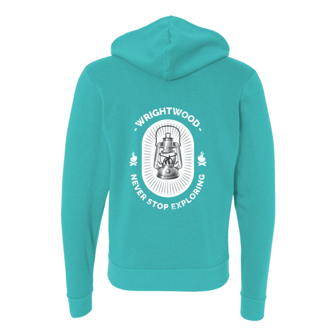 Wrightwood Lantern - Zip Up Hoodie - Wears The MountainSweaters/HoodiesPrint Melon Inc.
