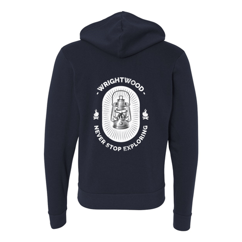 Wrightwood Lantern - Zip Up Hoodie - Wears The MountainSweaters/HoodiesPrint Melon Inc.