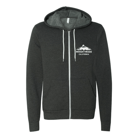 Wrightwood Mountains - Zip Up Hoodie - Wears The MountainSweaters/HoodiesPrint Melon Inc.