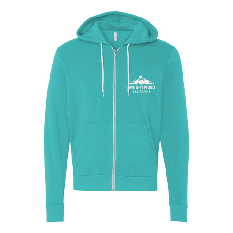 Wrightwood Mountains - Zip Up Hoodie - Wears The MountainSweaters/HoodiesPrint Melon Inc.